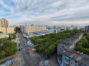 Квартира с видом на город в центре Хабаровска