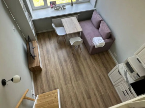 Двухуровневые апартаменты Pink Powder у метро Бауманская