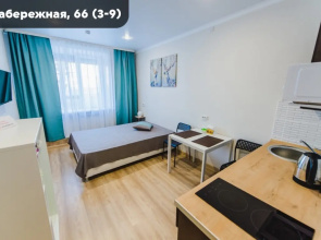 Naberezhnaya 66 s dvuspal'noj krovat'yu