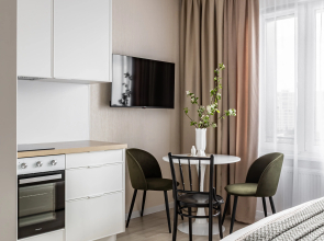 Квартира Moscow Deluxe Apartments Comfy Studio Berzarina