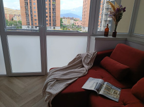 Квартира Новая с видом на горы и балконом