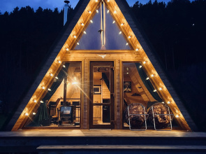 Chalet A-Freym S Vidom Na Gory I Les