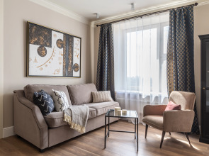 Квартира Moscow Deluxe Apartments Family Suite City View