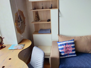 Апартаменты Двухместная студия с кухней Волна