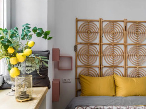 Апартаменты "Лимоны" на 3-х гостей у метро Окружная