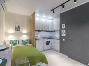 Apartamenty Studiya Malahit s Paryashchej Krovat'yu