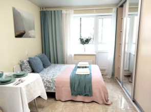 Апартаменты Студия с Балконом и Видом на Город Lesnaya