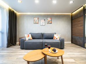 Квартира Стильная двухкомнатная квартира Natali apart на метро Пражская