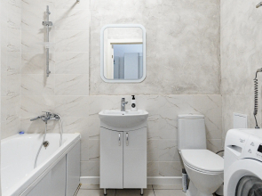 Апартаменты Брутальный Лев на 23 этаже с панорамным видом на реку