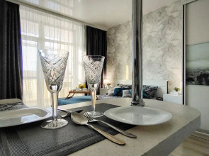 Квартира студия с видом на Амур и город