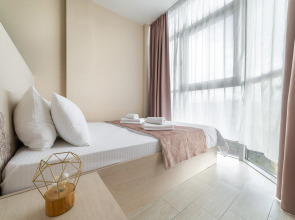 Квартира Комфортная студия на 5м этаже с видом на горы