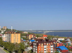 Квартира Апартаменты с Великолепным Видом на Реку и Город с Отдельной Детской Спальней