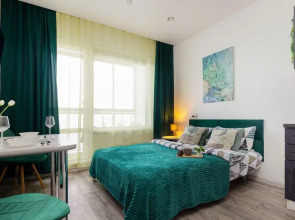 Апартаменты светлые на 16 этаже