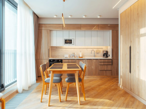 Апартаменты ОхтАпартЛюкс с сауной, камином и двумя спальнями