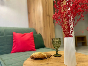 Апартаменты с балконом 3 минуты до моря