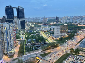 Квартира Лавандовые Сны - красивый вид на город с 31 этажа