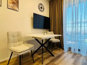 Апартаменты Студия Классическая с Видом на Город ЖК Метрополия Башня Афины