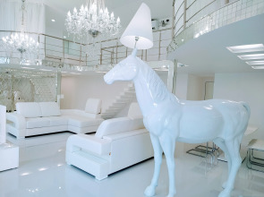 Апартаменты Двухъярусные Белоснежные на Невском 96