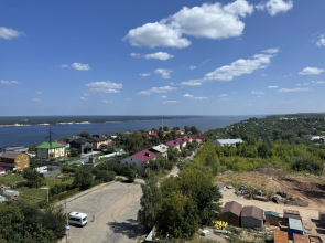 Квартира Новая 1-комнатная квартира с видом на Волгу