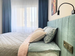 Апартаменты GLOBALSTAY. Новые студии 2 мин до метро Кировский завод