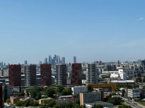 Студия Уютная с красивым видом у метро Технопарк