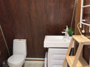 Шале А-фрейм Горный приют в эко стиле с потрясающим видом на горы Красной Поляны