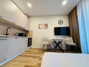 Апартаменты Студия Классическая с Видом на Город ЖК Метрополия Башня Афины