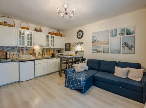 Апартаменты Prudius Apart с балконом у залива