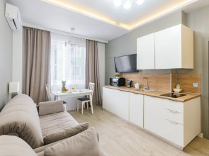 Апартаменты Уютная 2х Комнатная Квартира Green Studio 2 у Моря