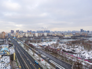 Апартаменты Бизнес-студия с видом на Москва-реку