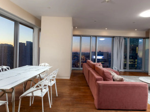 Апартаменты Москва Сити Lux с панорамной ванной 3 комнаты