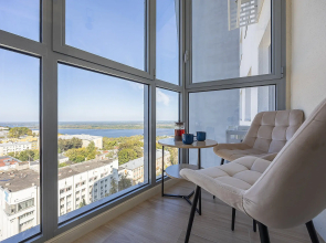 S Panoramnim Vidom  iZi Apart V Samom Tsentre Nizhnego Novgoroda Apartments