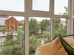 Апартаменты Лофт с видом на музей-Панораму и Волгу