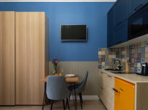 Апартаменты KeyGo 1011 Студия рядом с метро Окружная