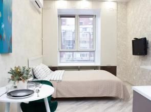 Апартаменты для 1, 2 гостей с видом на город