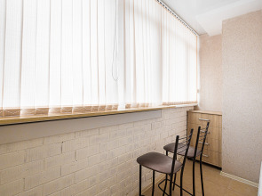 Уютная студия с видом на город