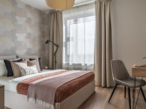 Квартира Moscow Deluxe Apartments Family suite city view-2