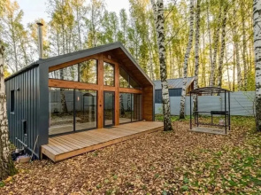 Kottedzh 56m2 V Kazani V Lesu S Russkoy Baney Private house