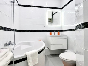 Квартира Светлая евродвушка комфорт-класса в центре Краснодара, ЖК Аврора, панорамный вид с 16 этажа