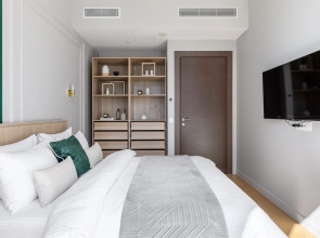 Квартира GM Apartments Суперсовременная Видовая Квартира в Neva Towers