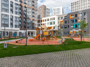 Квартира Moscow Deluxe Apartments Comfy Studio Berzarina