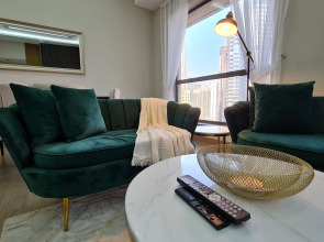 Апартаменты Marco Polo - High-rise 1BR Apt with Amazing Marina Views