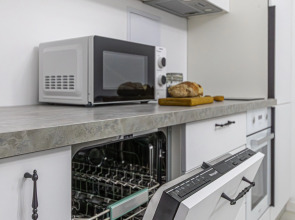 4flats MONOCHROME Квартира у набережной Невы в ЖК бизнес-класса