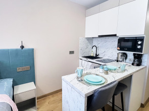 Апартаменты GLOBALSTAY. Новые студии 2 мин до метро Кировский завод