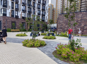 Квартира Яркая студия в 4 минутах от метро. Бесконтактное заселение