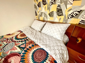 Квартира Просторная квартира близь центра и набережной Закат на озере