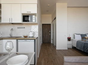 Апартаменты с видом на море на 10 этаже в комплексе Кристалл & Балтик-SPA