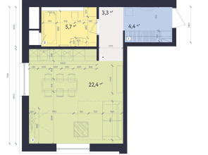 Aпартаменты #1 Superior studio for 2+2 by Lo Apartments