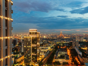 Квартира Бизнес Класс на 52 Этаже с Потрясающим Видом на Москву