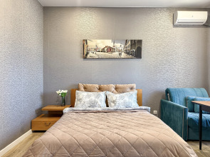 Квартира Уютная студия с потрясающим видом на море в центре